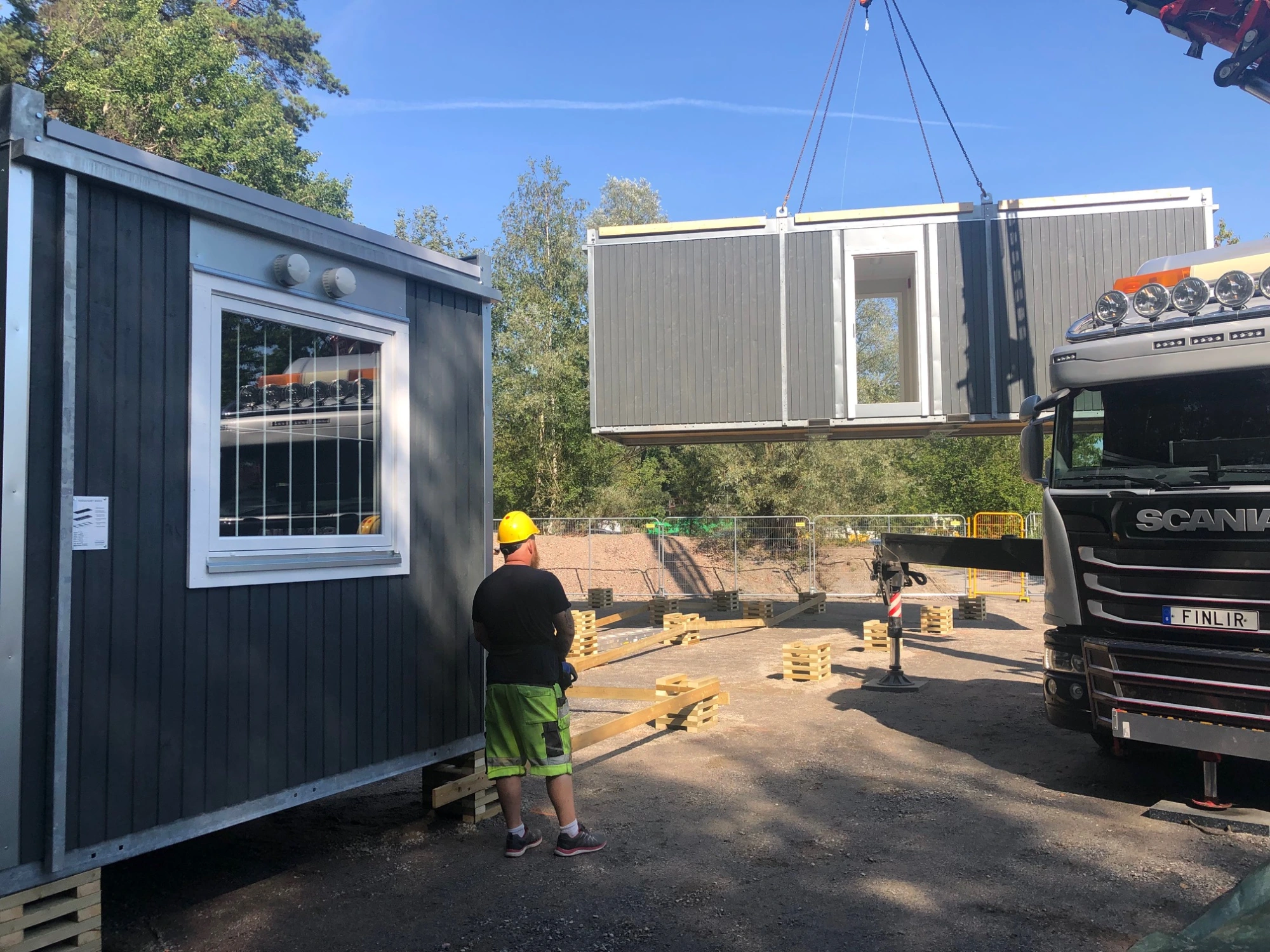 Nytt platskontor för Stockholms byggprojekt – energieffektivt och kundanpassat