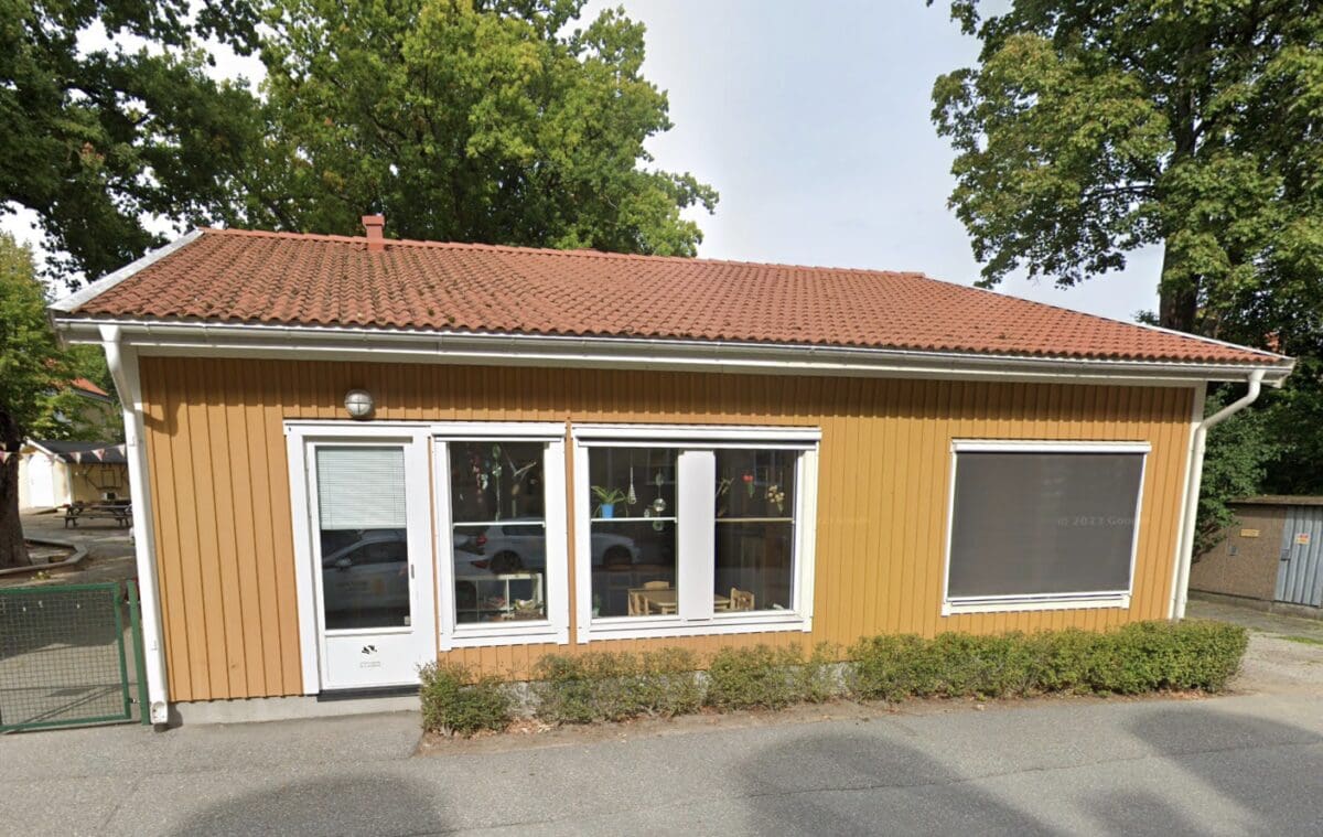 Mindre förskolebyggnad om 133kvm, S4350, exteriör