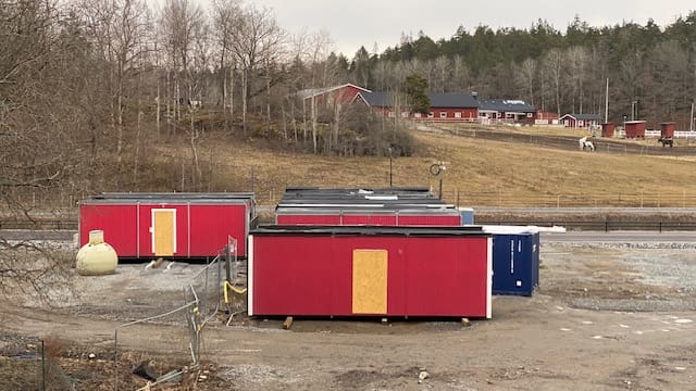 Sju manskapsbodar, S4289, exteriör